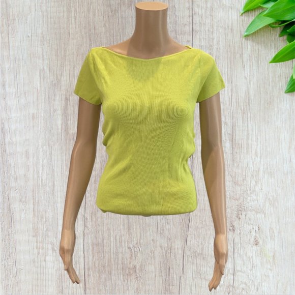 CYRUS -- Pull Over Top, Backless with Crossed Straps, Short Sleeves, Casual - Picture 2 of 16